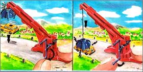Grue, voiture,  break - Kinder K91-173 - K91-174 - 1991