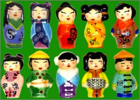 Mes petites poup�es - 10 F�ves Brillantes - Alcara - 2018