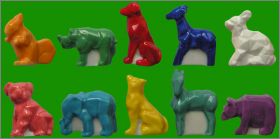 Animaux D�co - 10 F�ves Brillantes - Hyper / Super U - 2020