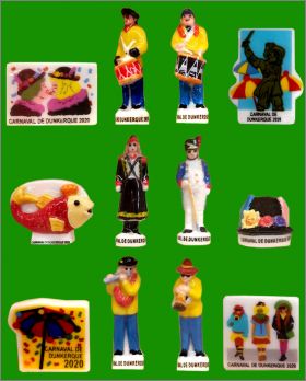 Carnaval de Dunkerque - 12 F�ves brillantes - Cora - 2020