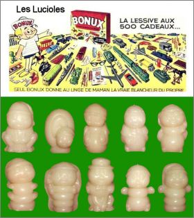 Les Lucioles - 10 Figurines (embout de crayon) Bonux - 1987 Autres