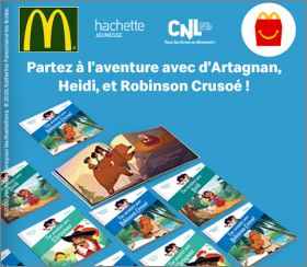Livres Hachette Au Pays des Livres Happy Meal Mc Donald 2020
