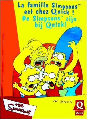 The Simpsons - 4 Auto tamponneuses  Magic Box - Quick - 1998