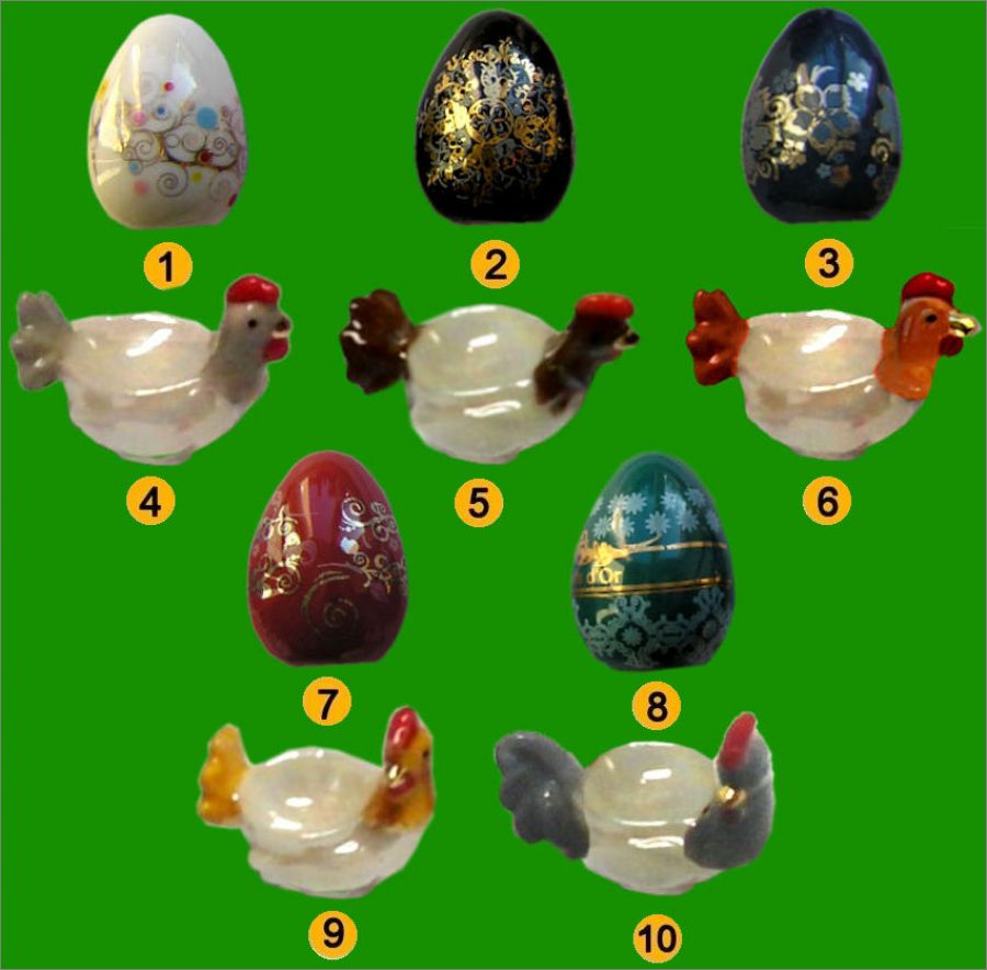 La Poule aux oeufs d'or 10 Fèves Brillantes Prime 2018