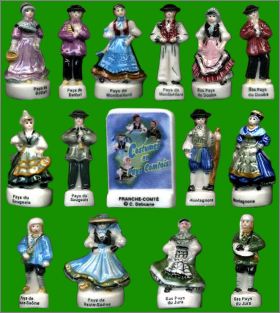 Costumes en Pays Comtois - 15 F�ves Brillantes - Prime 2002
