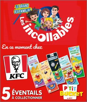Les incollables - 5 �ventails - P'tit Bucket - KFC - 2020