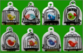 Cages � oiseaux - 8 F�ves Brillantes - Lebhar - 2019