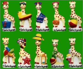 Sophie la Girafe � la Plage - 10 F�ves Brillantes Prime 2019