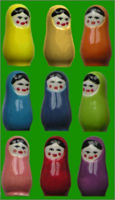 Jolies Poup�es Russes - 9 F�ves Brillantes - 2014