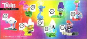 Trolls Wold Tour - Kinder surprise - DV566 � DV574 - 2020