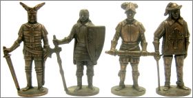 Soldaten 14.-16 Jahrhundert ca kinder metal  Allemagne 1975