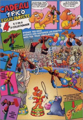 Pico Equilibriste - 4 Figurines - Chocapic - Nestl� - 1996