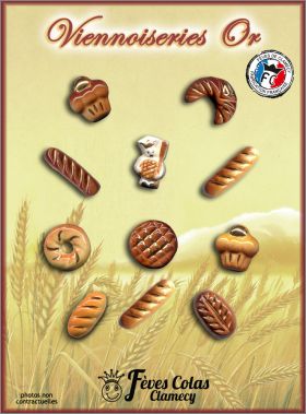 Viennoiseries Or - 11 F�ves Brillantes - Clamecy  2001