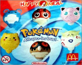 Pok�mon (Nintendo) 6 Toupies - Happy Meal - Mc Donald's 2001