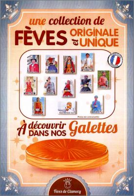G�ants du Nord - 12 F�ves plates Brillantes - Clamecy  2018