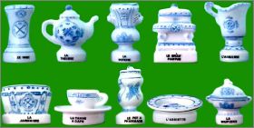 Service Porcelaine - 10 F�ves Brillantes - Nordia - 2004