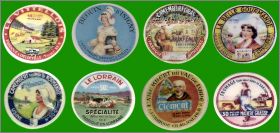 �tiquettes de Fromage - 8 F�ves Brillantes - Prime - 2004