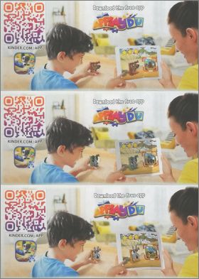 Singes suspendus - Kinder Surprise - VV028 � VV030 - 2020