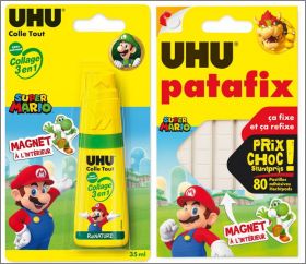 Super Mario  Nintendo - 4 Magnets - UHU - 2020