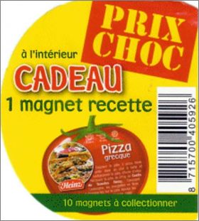 Recettes  - 10 Magnets � collectionner - Heinz - 2009