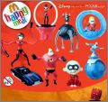 The incredibles - 8 figurines Happy Meal - Mc Donald - 2004