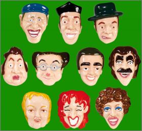 Les G�ants de l'humour - 10 f�ves brillantes - Alcara - 2019