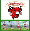 Football - 4 magnets La Vache qui rit Portions 2012 Belgique