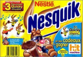 Quicky Music - 3 Figurines Nesquik - Nestl� - 2003