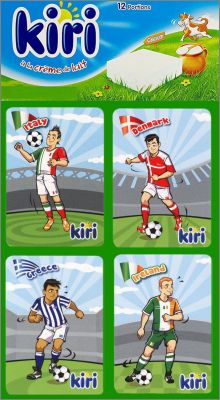 Football - 4 Magnets - Kiri Portions - 2012 - Belgique