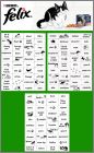 Liste de courses - 3 planches de Magnets F�lix (Purina) 2009