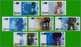 Mauduit Les Billets (Euros) 7 F�ves Brillantes - Prime 2002