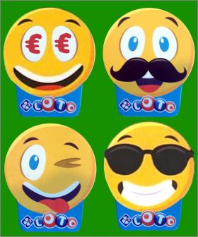 Loto avec Smiley - 4 Magnets Fran�aise des Jeux (FDJ) 2017