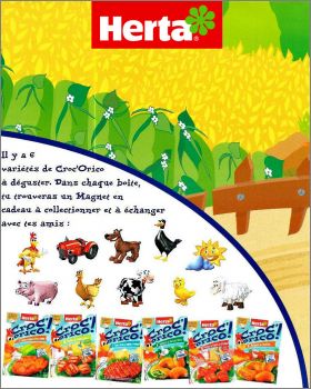 La ferme - 10 Magnets Croc'Orico! de Herta - 2000