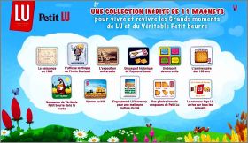 Magnets Grands moments de LU et du V�ritable Petit Beurre