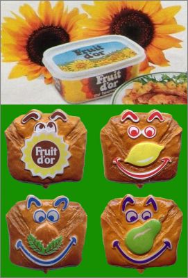 4 magnets - Fruit d'Or - 1990