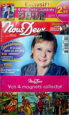 Couvertures de Magazines - 4 Magnets - Nous Deux - 2010