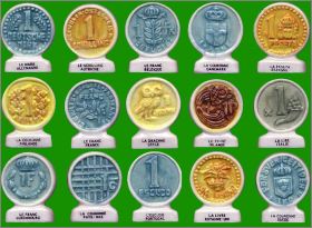 15 monnaies pour un euro III 15 Fves Brillantes Prime 2002