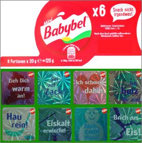 Cool/Warm - 8 Magnets - mini Babybel - Allemagne - 2005
