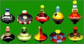 Toupies Folies - 10 f�ves brillantes - Alcara - 2017