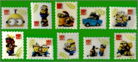 Minions timbr�s - 10 f�ves brillantes - Alcara - 2019