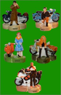 Motos r�tro - 10 F�ves Brillantes - Alcara Epi folie - 2008