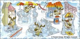 Rennes � la f�te foraine - Kinder Surprise - VVB19 � VVB23