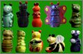 Crayo'insectes - 10 F�ves Brillantes Embouts de Crayons 2003