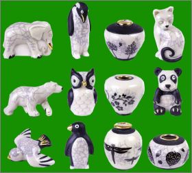 Art du Raku - 12 F�ves Brillantes (Filet or) Prime - 2021