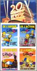 Les Simpson Le Film - 4 Magnets - Century Fox - 2007