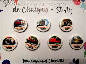 Hommage aux pompiers 7 F�ves Brillantes - A. Chevalier 2021