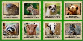 Animaux Parc de Gramat - 8 Fves Brillantes - Panessiel 2020
