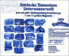 Danoninos Unterwasserwelt - 17 Magnets Danone 2013 Allemagne