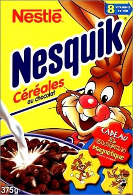 Quicky - 6 magnets en feutrine - Nesquik - Nestlé - 1997