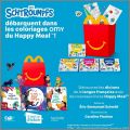 Les Schtroumpfs 4 Coloriages Omy  Happy Meal Mc Donald 2021